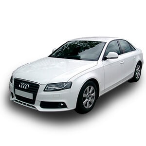 Audi a4 4generacion fondo blanco