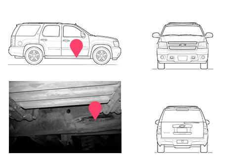 Ubicacion bastidor Chevrolet Tahoe